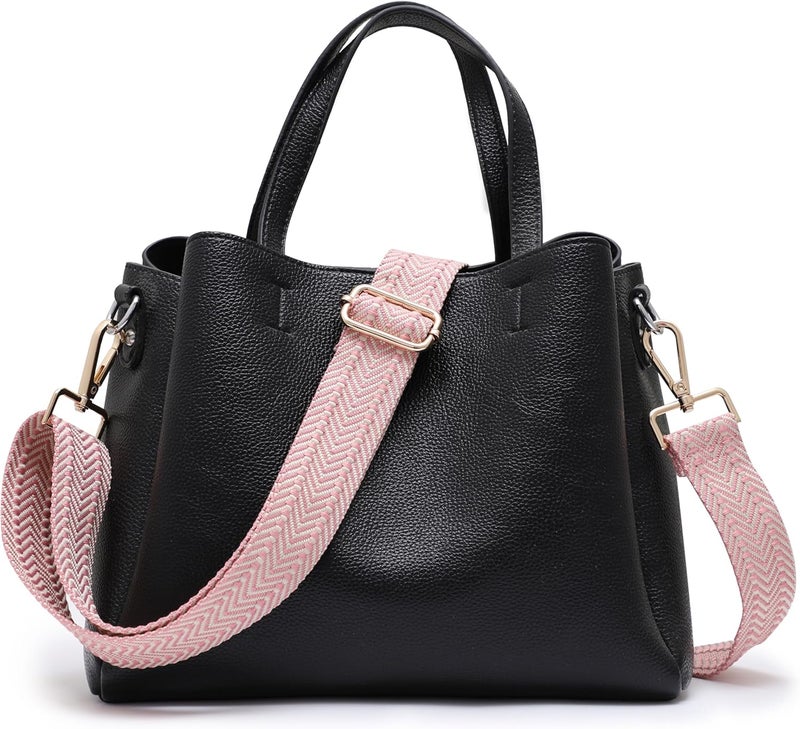 S-Jacorry Purse Strap Replacement Crossbody Wide Shoulder Strap Adjustable Canvas Straps Handbag Strap Replacement Belts - Image 3